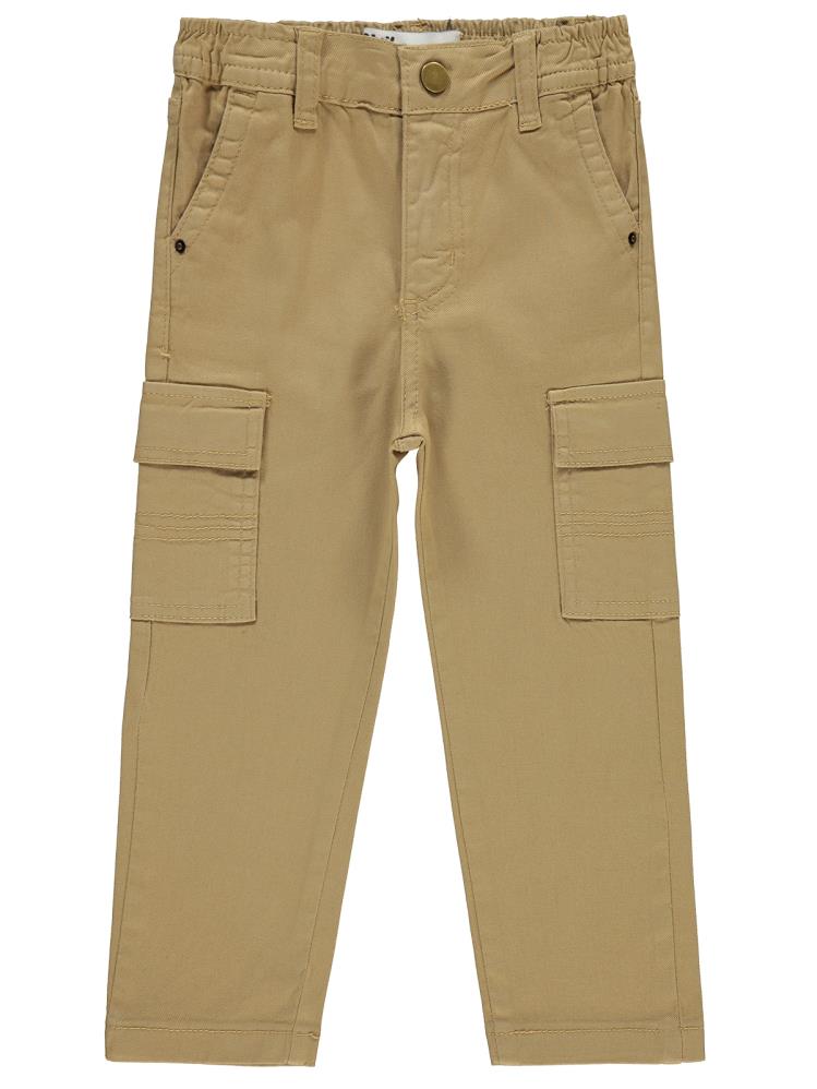 Civil Boys Kargo Cepli 2-5 Yaş Pantolon - Bej