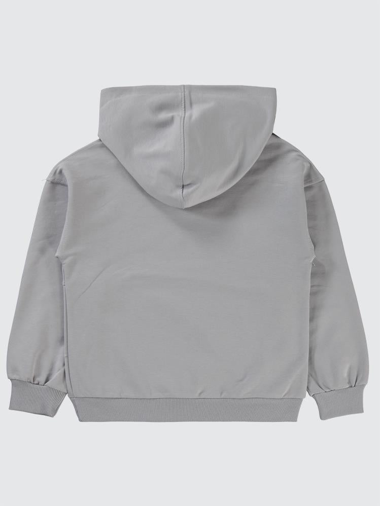 Civil Boys Knows Baskılı 10-13 Yaş Sweatshirt - Gri