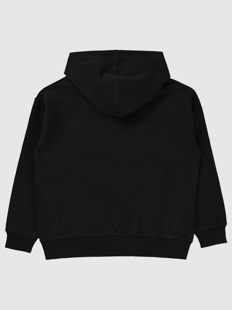 Civil Boys Black Baskılı 10-13 Yaş Sweatshirt - Siyah