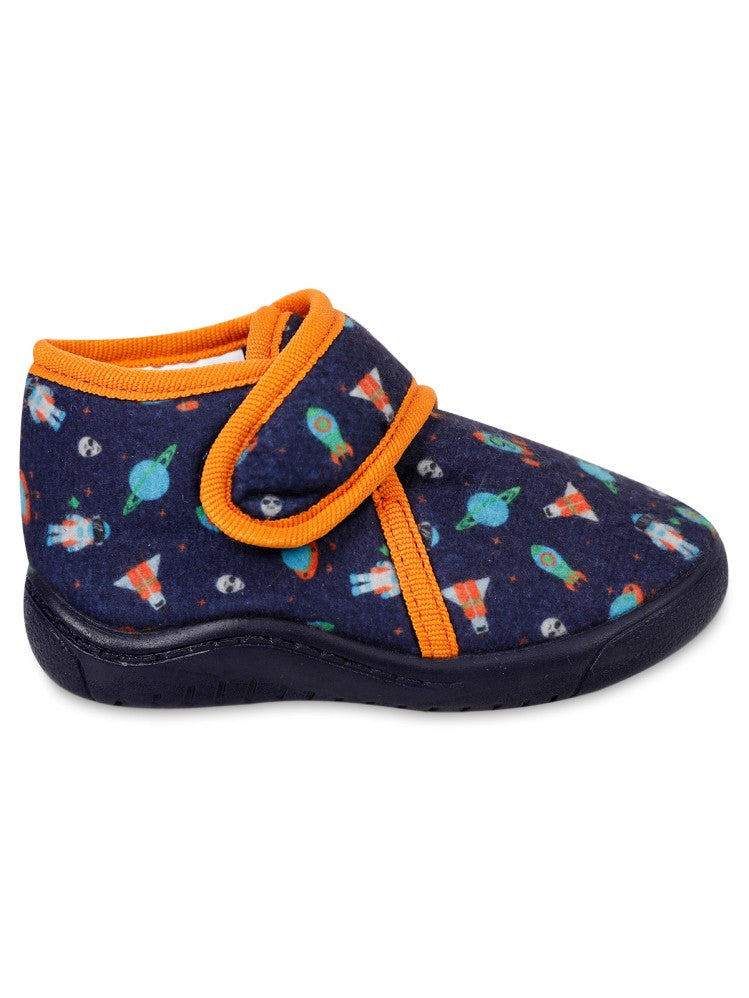 Civil Uzay Tema Baskılı 21-26 Numara Panduf - Lacivert