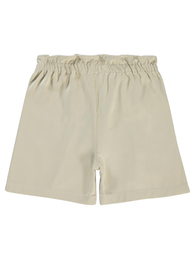 Civil Girls Bel Fırfırlı 6-9 Yaş Şort - Bej