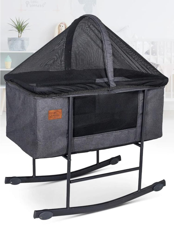 Bebelow Rubi Anne Yanı Beşik - Gri