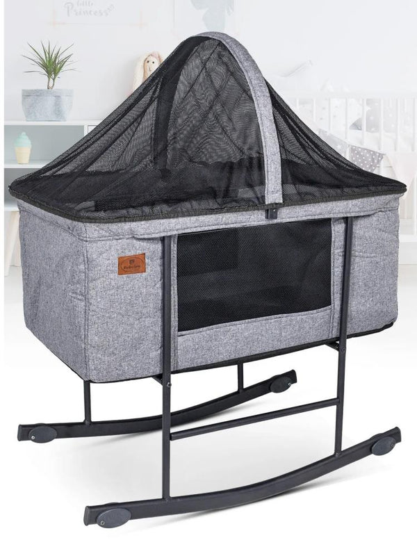 Bebelow Rubi Anne Yanı Beşik - Gri