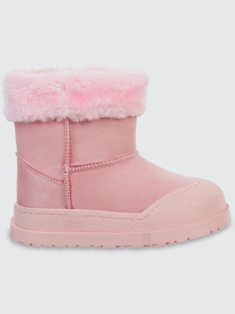 Civil Boots Süet 27-31 Numara Bot - Pembe