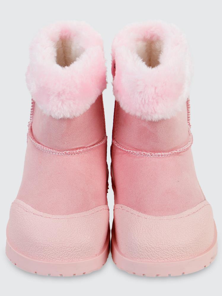 Civil Boots Süet 27-31 Numara Bot - Pembe