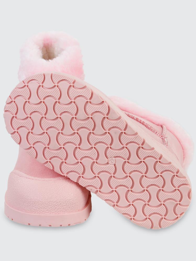 Civil Boots Süet 27-31 Numara Bot - Pembe