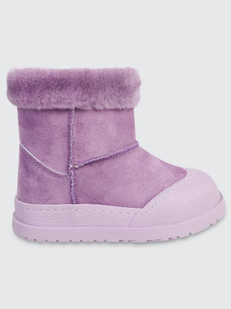 Civil Boots Süet 27-31 Numara Bot - Lila