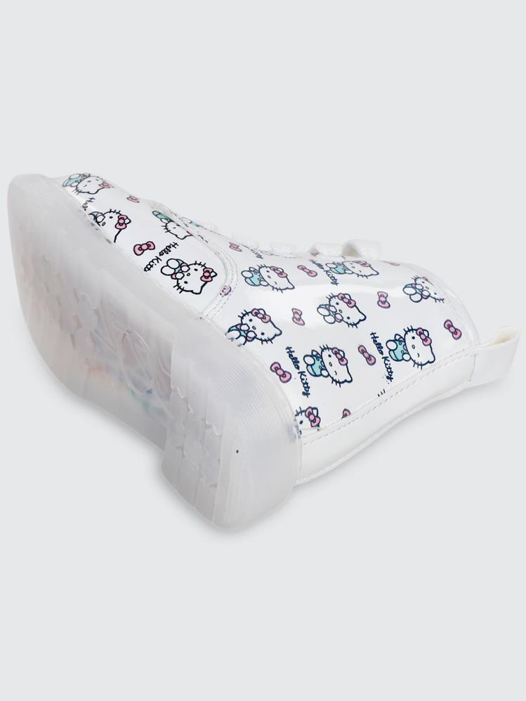 Hello Kitty Işıklı 21-25 Numara Bot - Beyaz