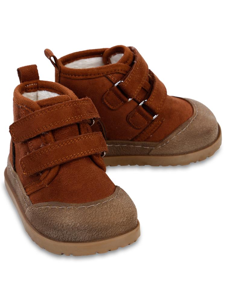 Civil Boots Süet 22-26 Numara Bot - Kahverengi