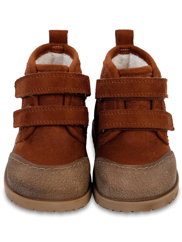 Civil Boots Süet 22-26 Numara Bot - Kahverengi
