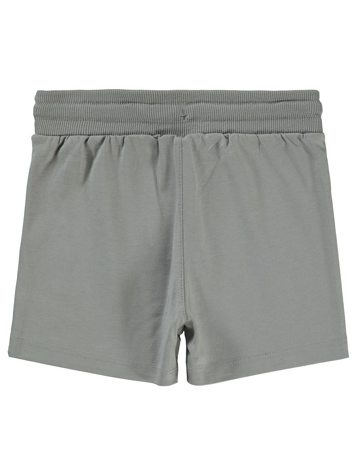 Civil Boys Yelken Nakışlı 2-5 Yaş Şort - Gri
