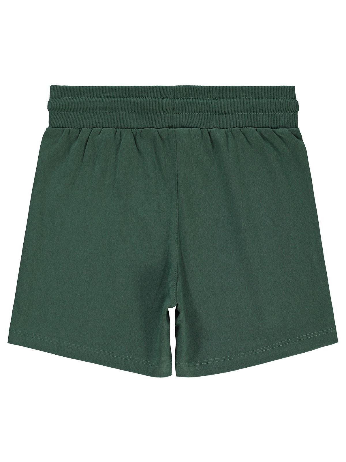 Civil Boys Yelken Nakışlı 6-9 Yaş Şort - Haki