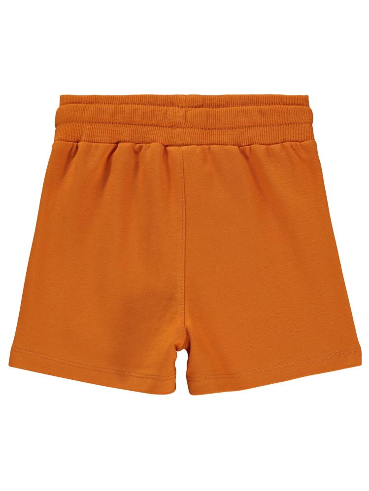 Civil Boys Yelken Nakışlı Basic 2-5 Yaş Şort - Turuncu