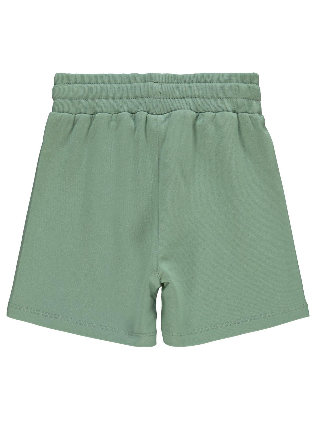 Civil Boys Yelken Nakışlı Basic 10-13 Yaş Şort - Haki