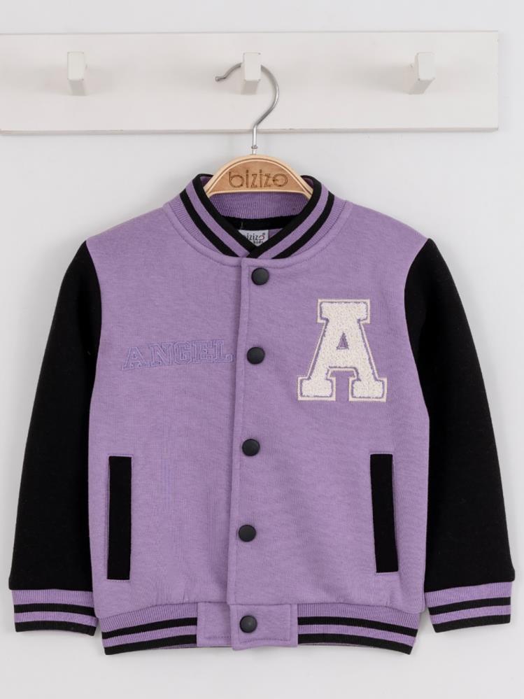 Bizizo Kız College Hırka 2-5 Yaş Hırka - Lila