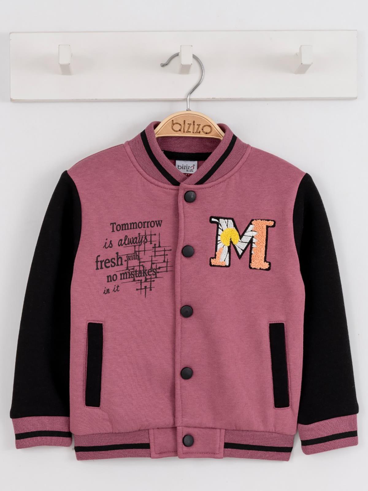 Bizizo Kız College Hırka 2-5 Yaş Hırka - Lila