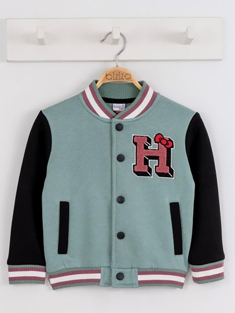 Bizizo Kız College Hırka 2-5 Yaş Hırka - Yeşil