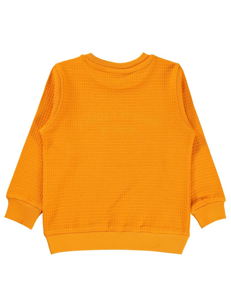 Pierre Cardin Academy Baskılı 2-5 Yaş Sweatshirt - Turuncu