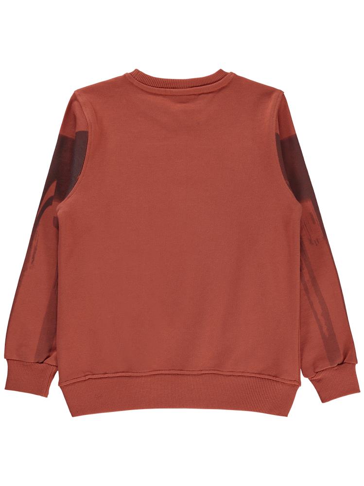 Pierre Cardin Baskılı 6-9 Yaş Sweatshirt - Turuncu