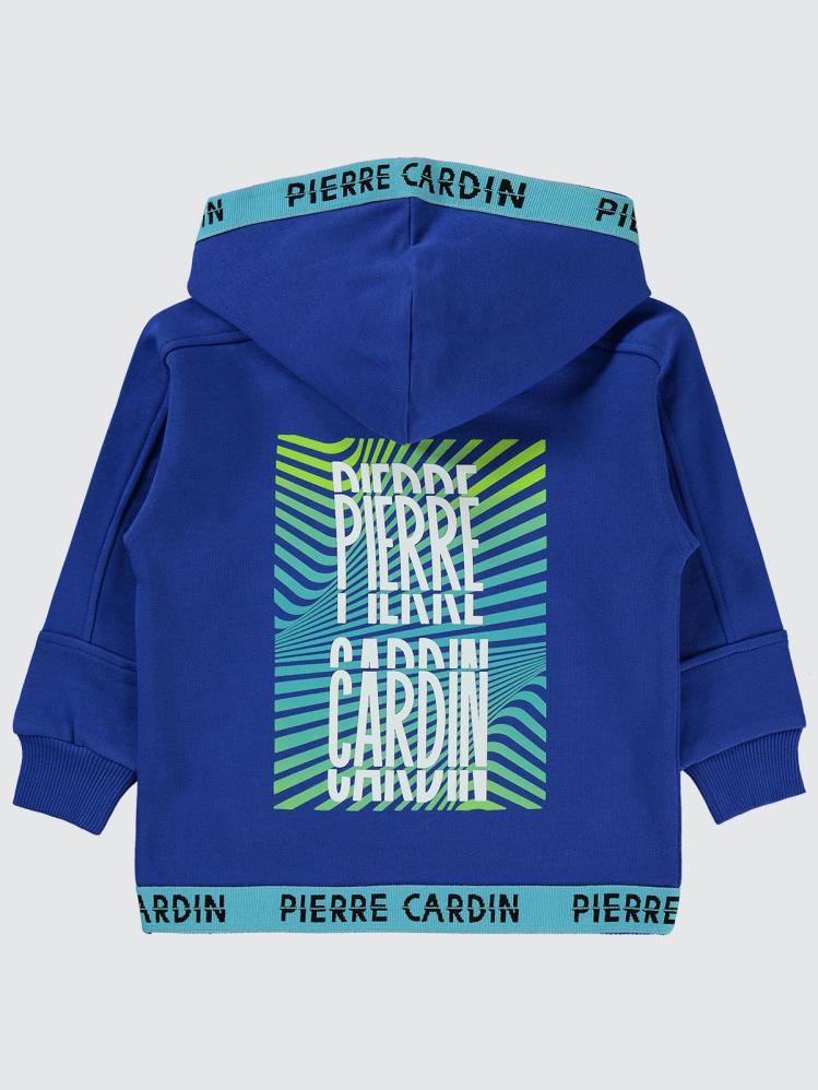 Pierre Cardin Baskılı 2-5 Yaş Sweatshirt - Mavi