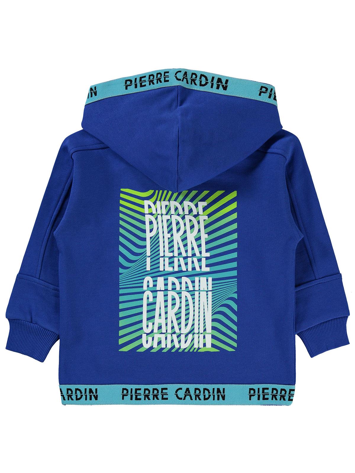 Pierre Cardin Baskılı 2-5 Yaş Sweatshirt - Mavi