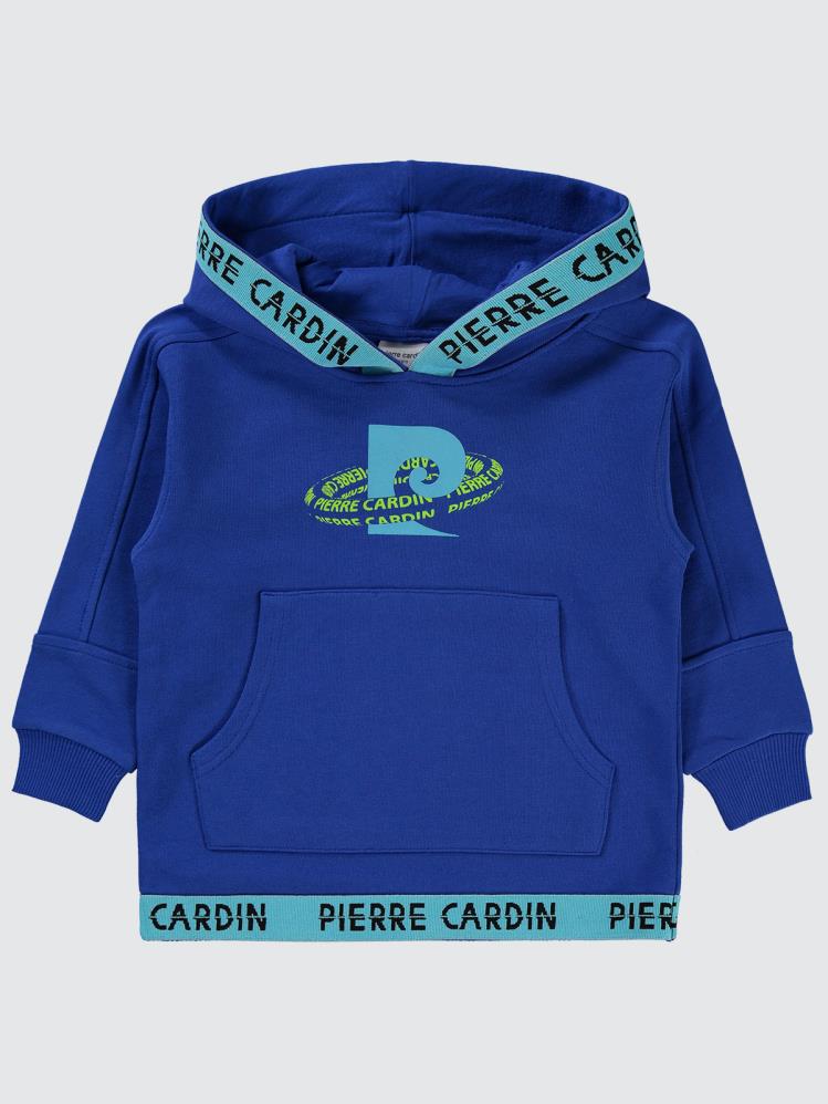 Pierre Cardin Baskılı 2-5 Yaş Sweatshirt - Mavi