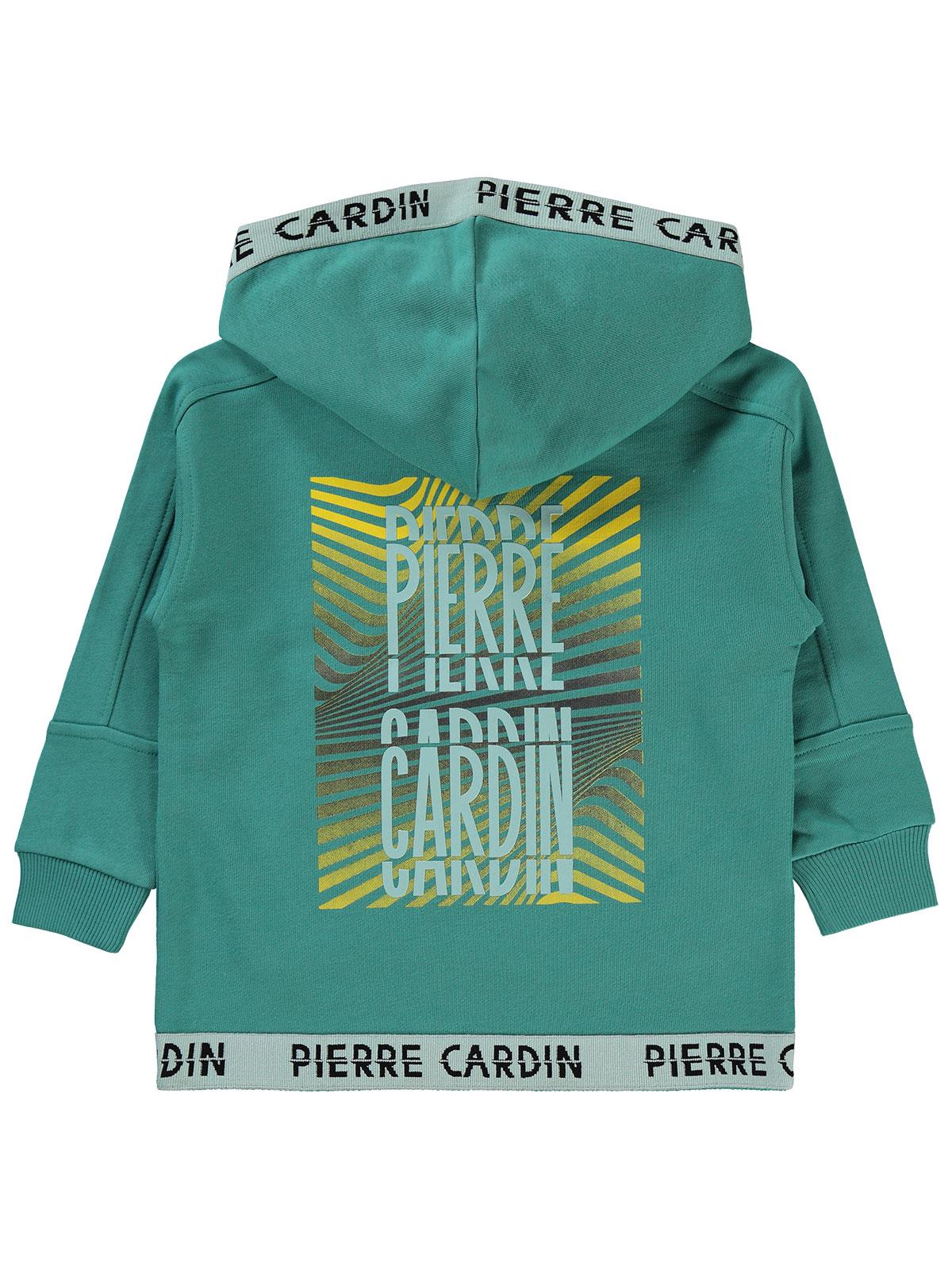 Pierre Cardin Baskılı 2-5 Yaş Sweatshirt - Yeşil