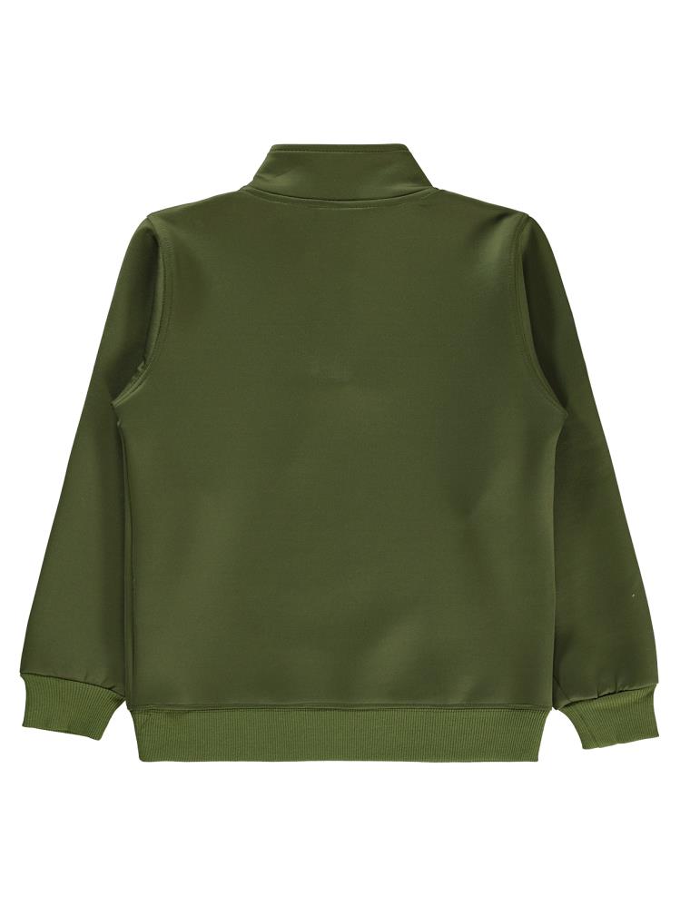 Pierre Cardin Original Baskılı 6-9 Yaş Sweatshirt - Haki