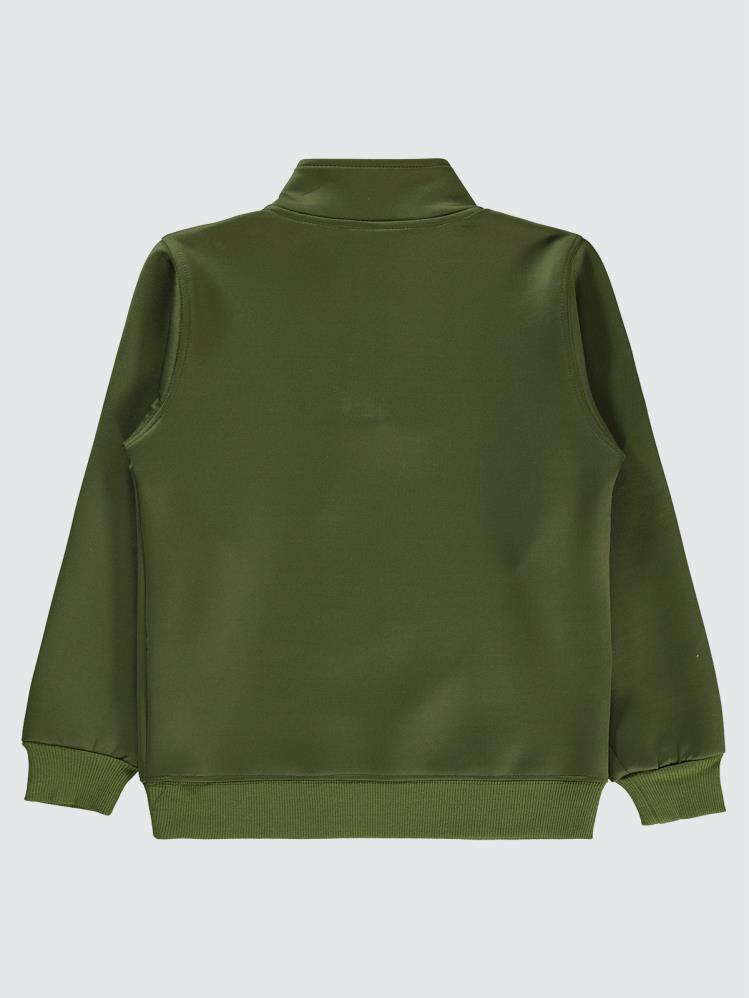 Pierre Cardin Original Baskılı 10-12 Yaş Sweatshirt - Haki