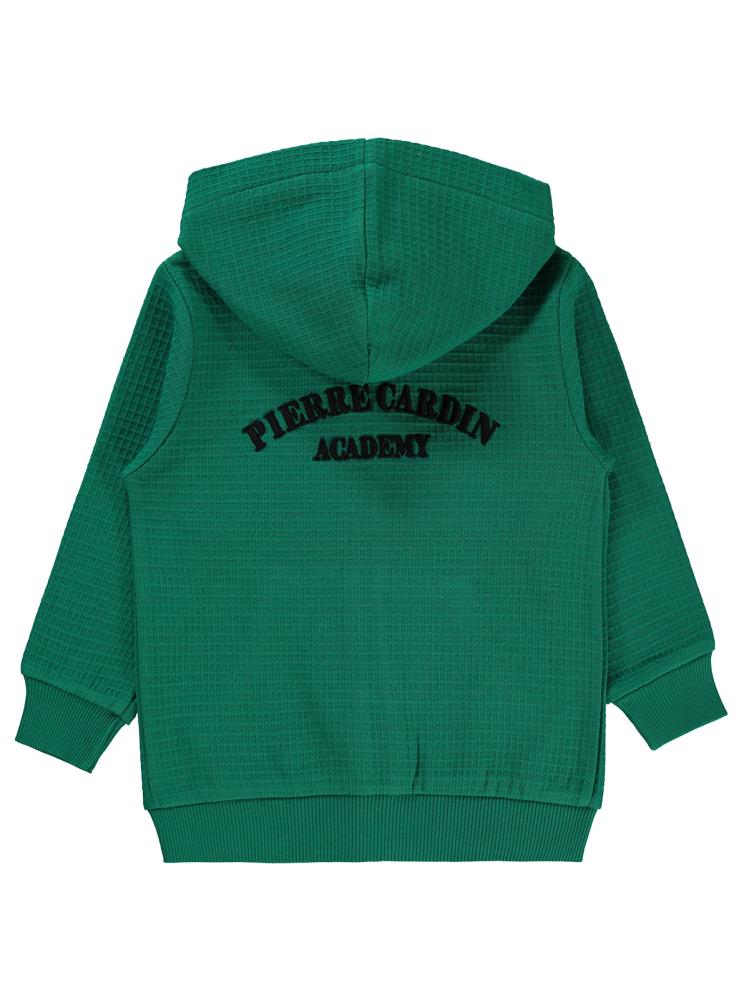 Pierre Cardin Academy Baskılı 2-5 Yaş Hırka - Yeşil