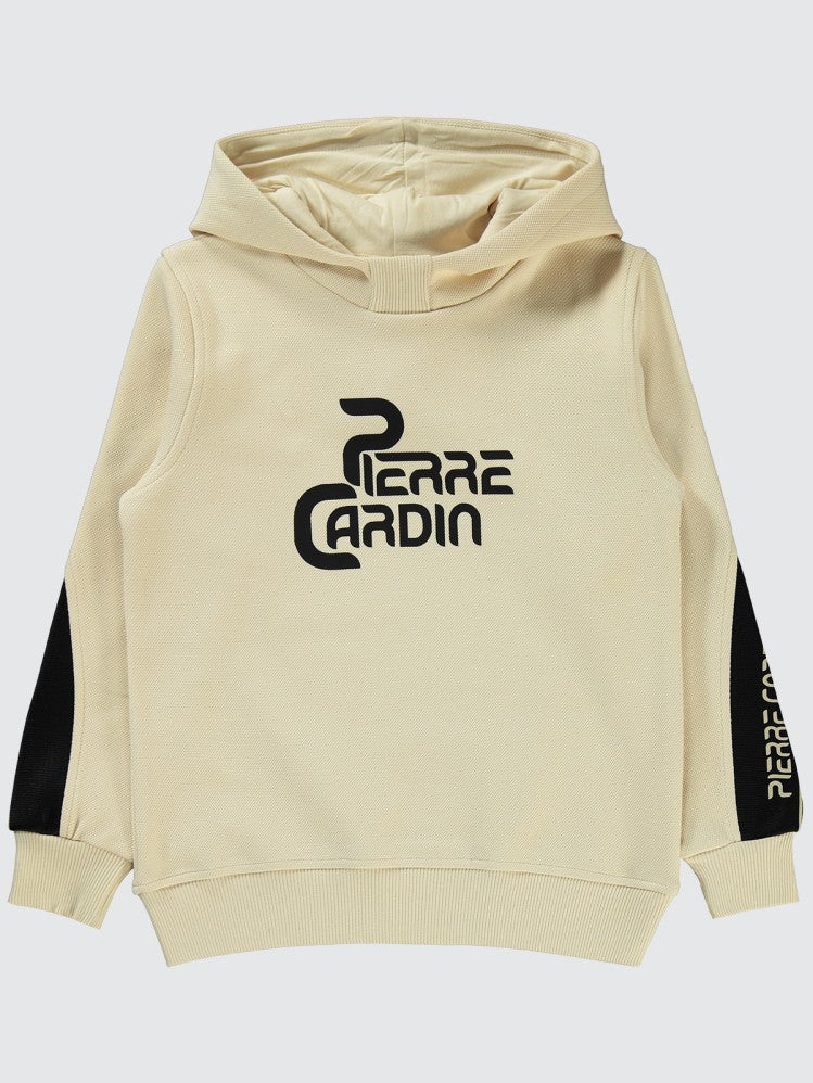 Pierre Cardin Baskılı 6-9 Yaş Sweatshirt - Gri