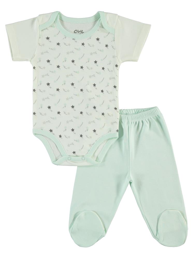 Civil Baby Kız Bebek 6'lı Zıbın Takımları 0-1 Ay - Yeşil
