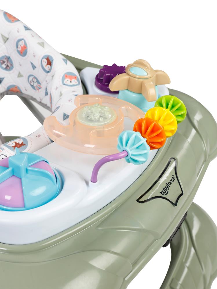Baby Force Lüks Müzikli Yürüteç - Yeşil