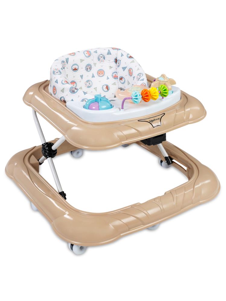 Baby Force Lüks Müzikli Yürüteç - Kahverengi