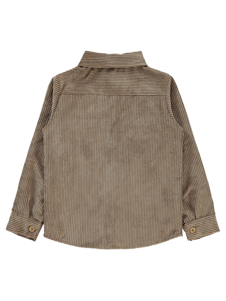 Civil Boys Çift Cepli 10-13 Yaş Gömlek - Kahverengi