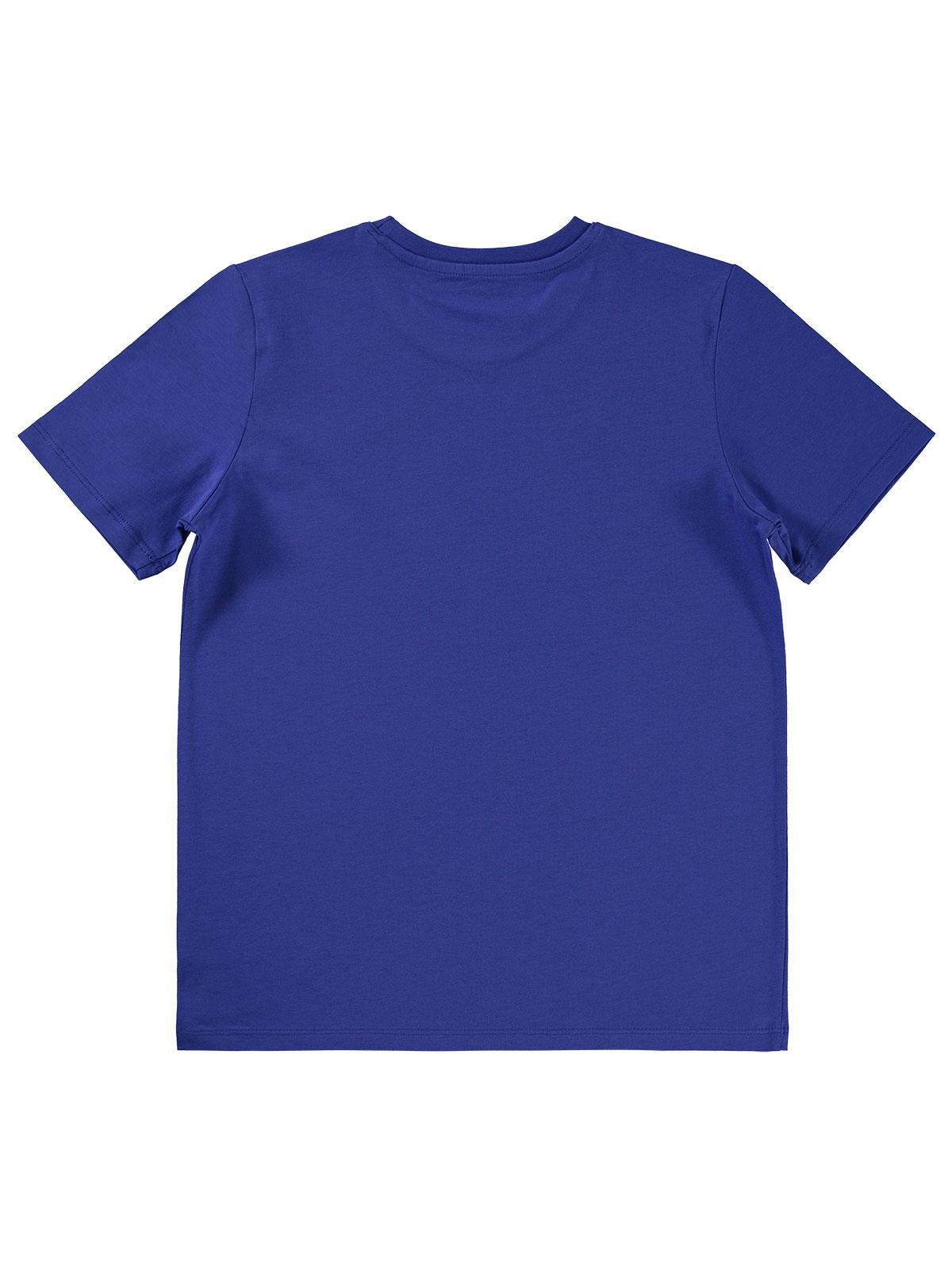 Civil Boys Yelken Nakışlı 10-13 Yaş Tişört - Mavi