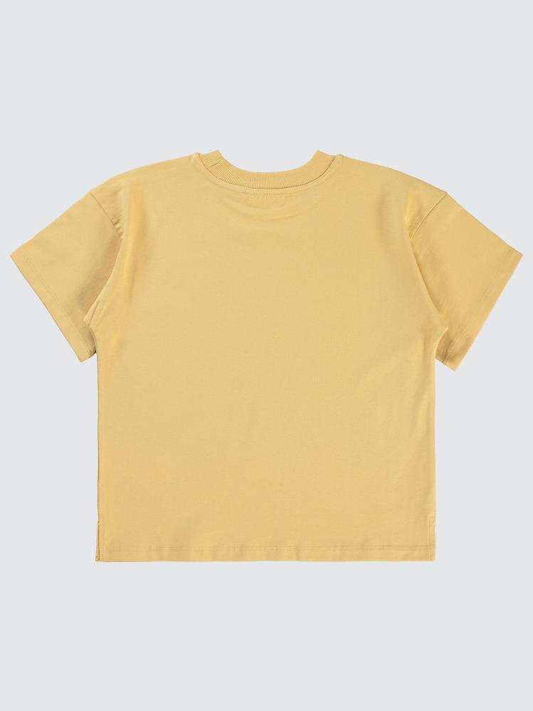 Civil Boys Sailing Baskılı Oversize 6-9 Yaş Tişört - Bej