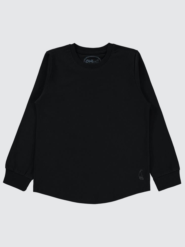 Civil Boys Yelken 6-9 Yaş Sweatshirt - Siyah