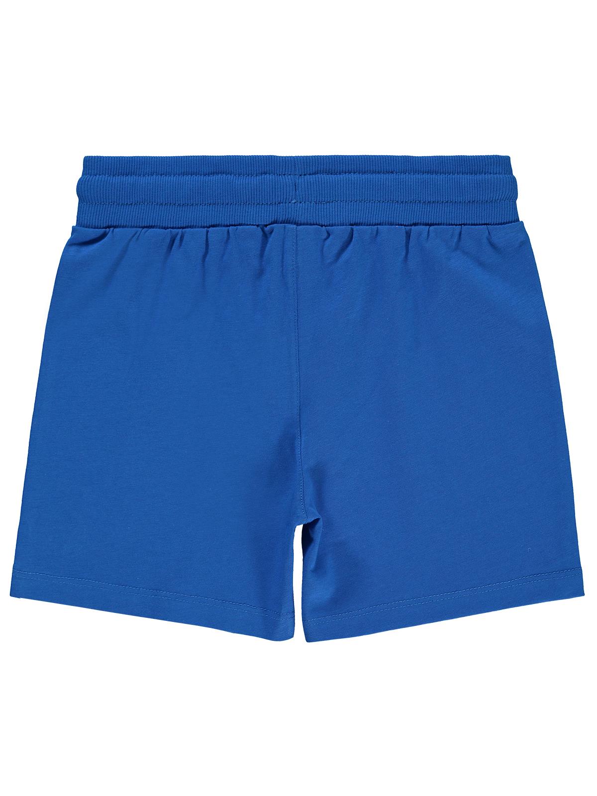 Civil Boys Yelken Nakışlı 6-9 Yaş Şort - Mavi