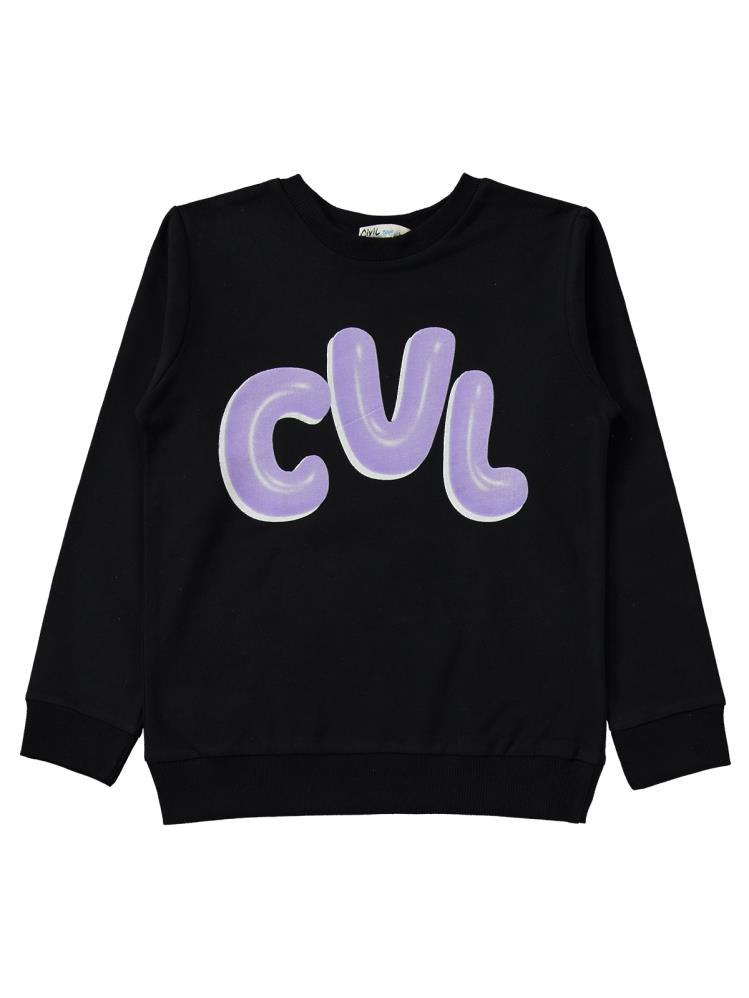 Civil Boys Cvl Baskılı 6-9 Yaş Eşofman Takımı - Siyah
