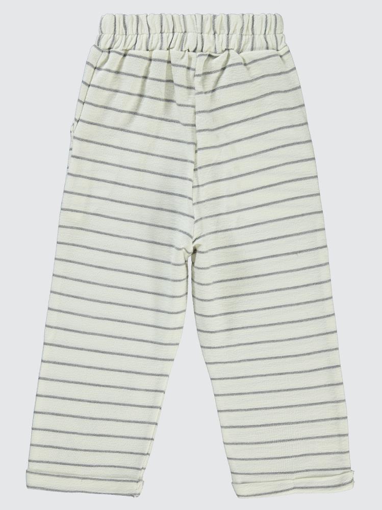 Civil Boys Yıldız Baskılı Çizgili 2-5 Yaş Eşofman Altı - Mavi