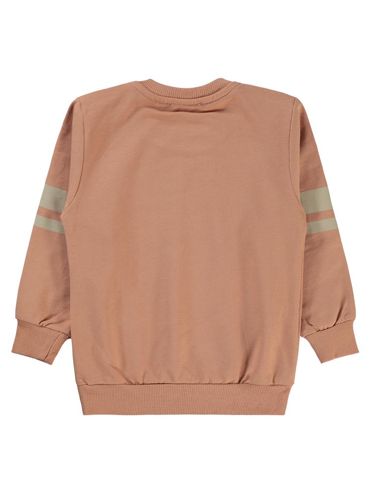Civil Boys Kukuli Baskılı 2-5 Yaş Sweatshirt - Turuncu