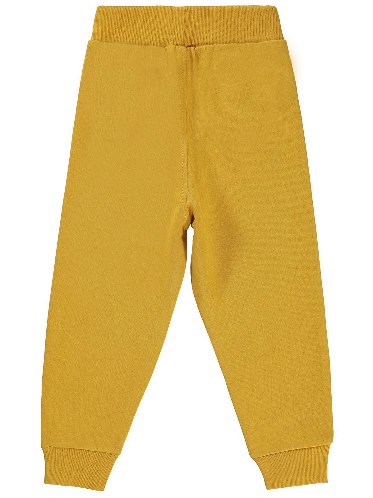 Civil Boys Kukuli Baskılı 2-5 Yaş Eşofman Altı - Hardal