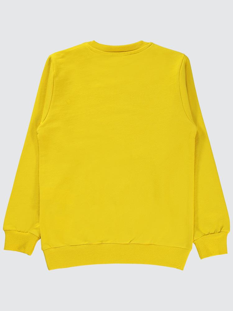Batman Baskılı 6-9 Yaş Sweatshirt - Sarı