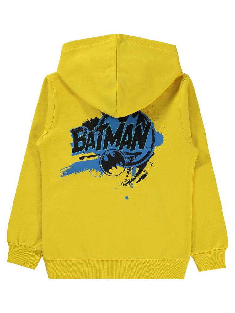 Batman Baskılı 6-9 Yaş Sweatshirt - Sarı