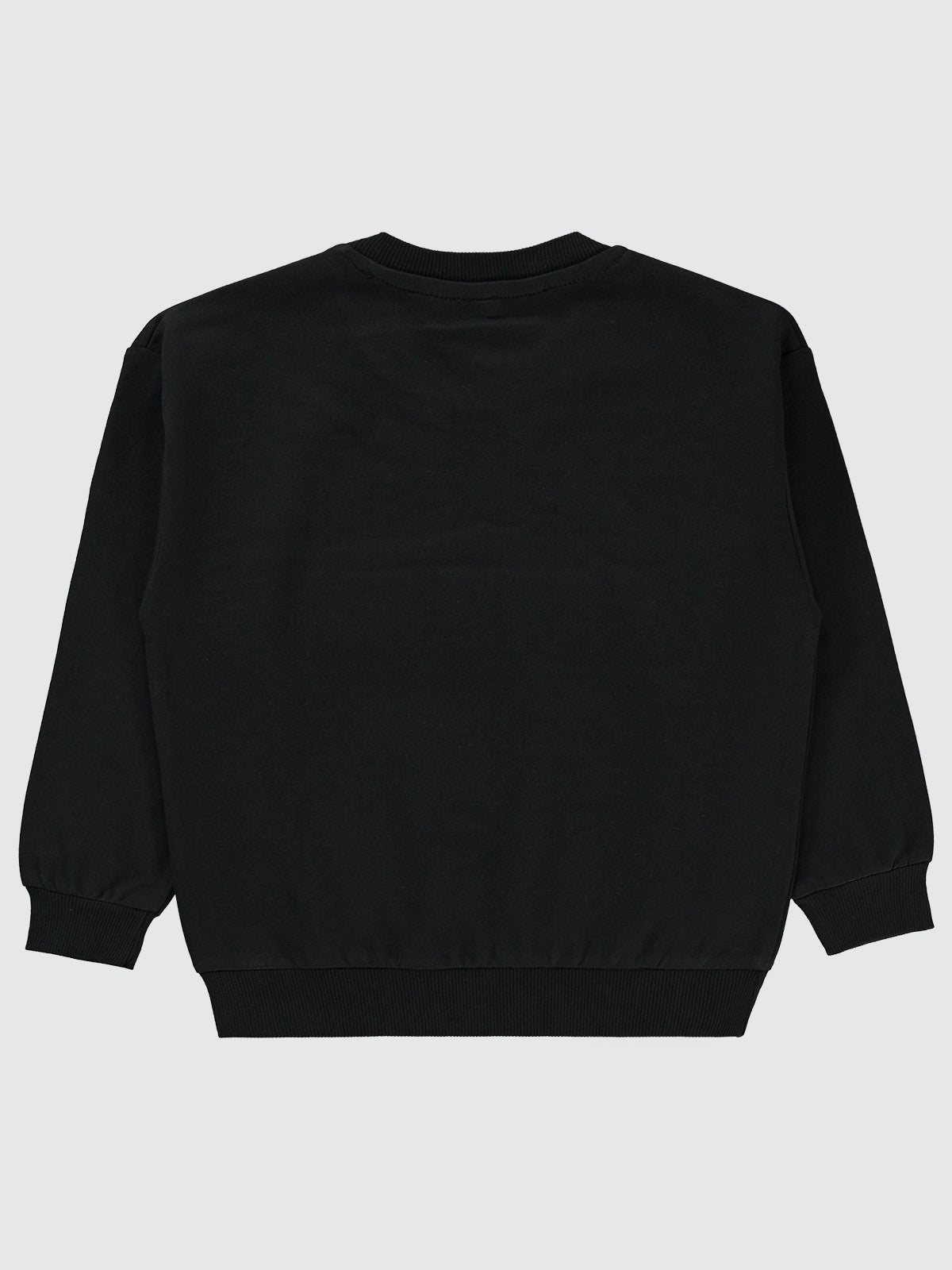 Batman Baskılı 10-13 Yaş Sweatshirt - Siyah