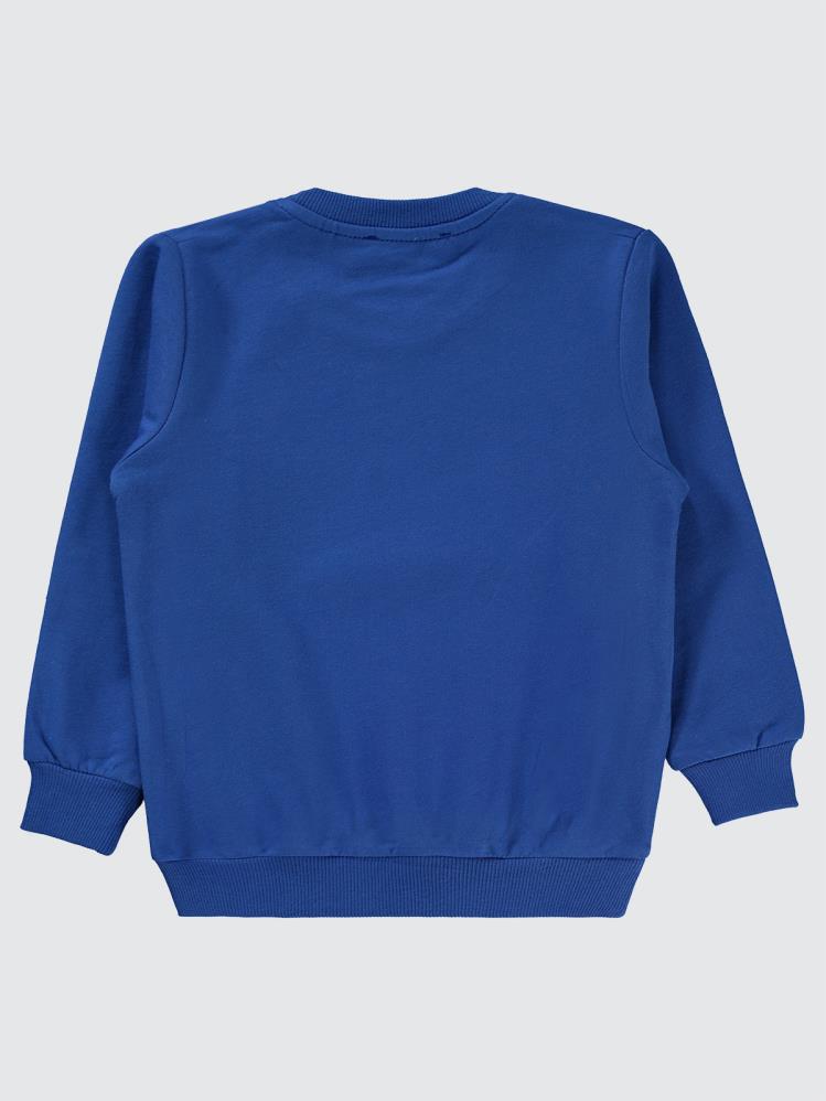 Ben10 Baskılı 2-5 Yaş Sweatshirt - Mavi