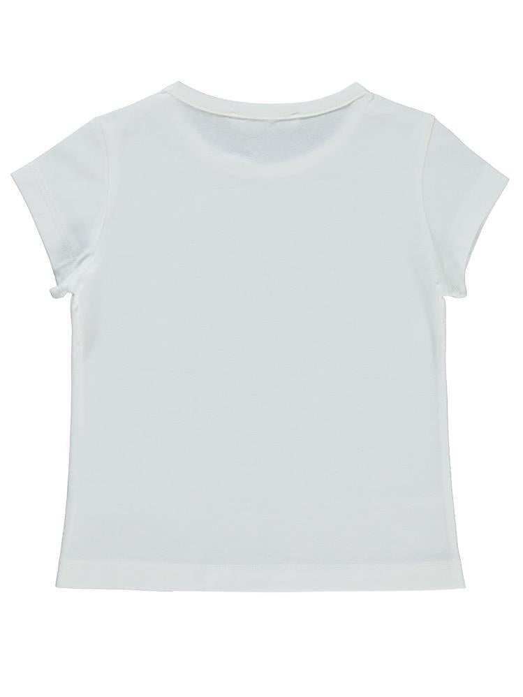 Civil Girls Basic 2-5 Yaş Tişört - Beyaz