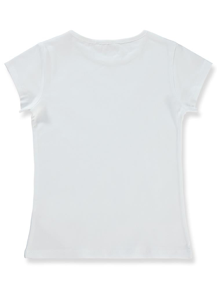 Civil Girls Basic 10-13 Yaş Tişört - Beyaz