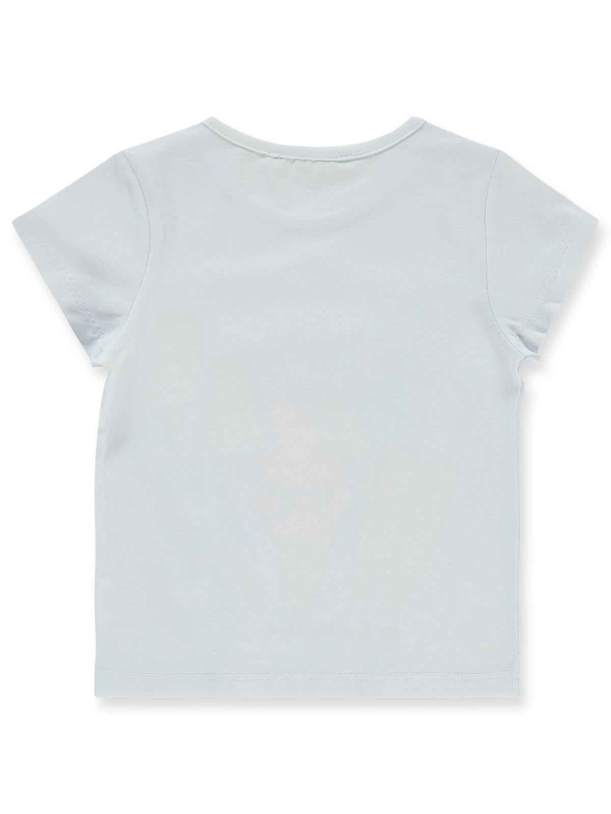 Civil Girls Ice Cream Baskılı 2-5 Yaş Tişört - Beyaz